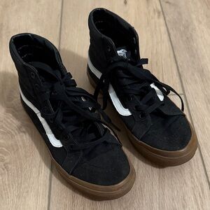 Vans - Women’s Black & Gum High Tops